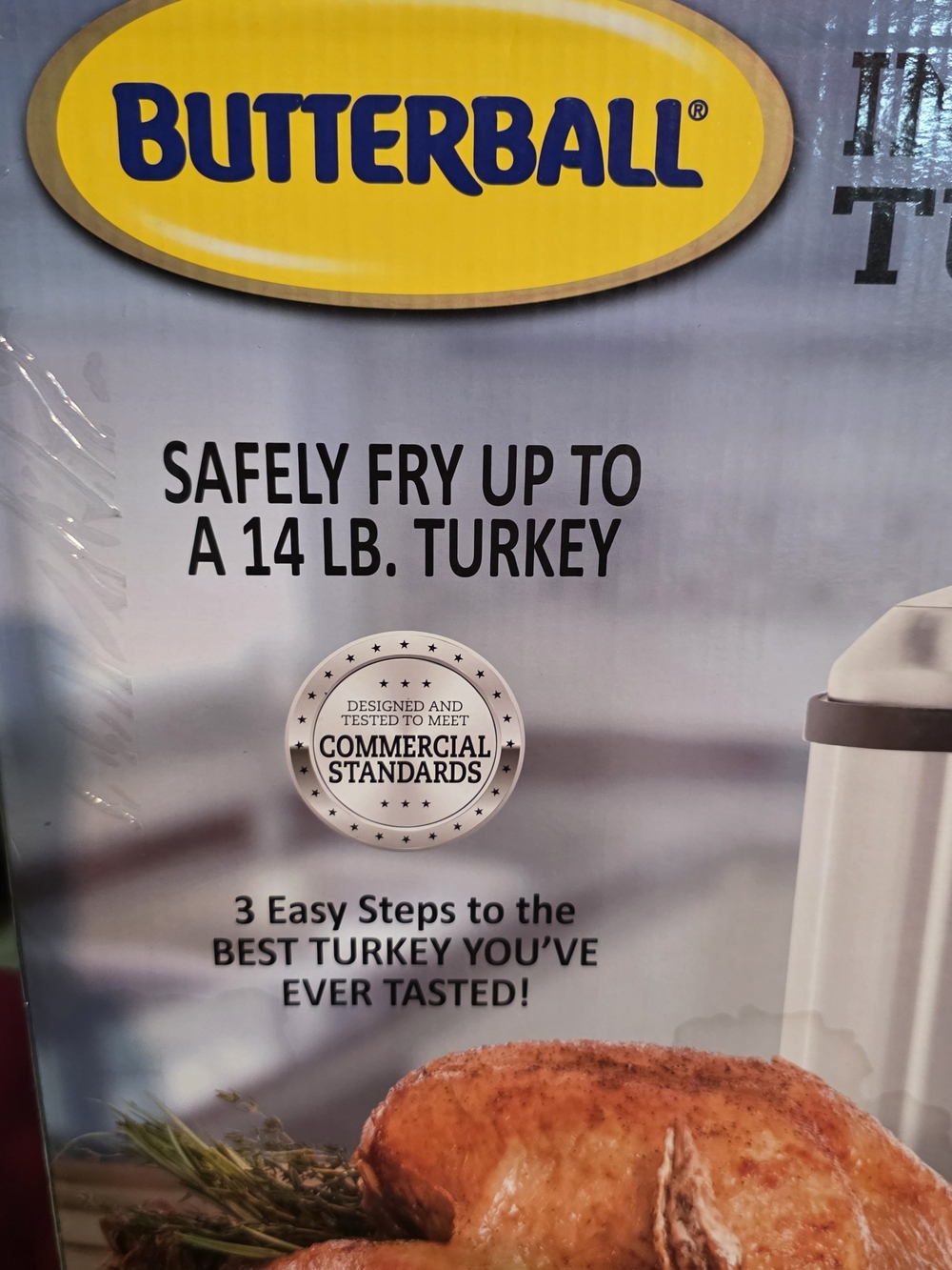 Butterball Yellow and Blue Branded Turkey Fryer Packaging - Picture 2 of 6